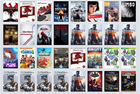 ea play gamelist|ea play catalog.